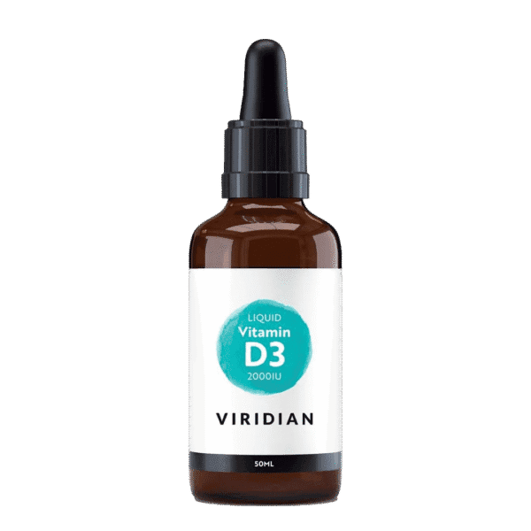 Viridian - Liquid Vitamin D3 Drops 2000IU 50ml