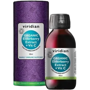 Viridian Organic Elderberry Extract with Vitamin C