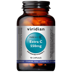 Viridian - Extra C 550mg 90 Vegi Capsules