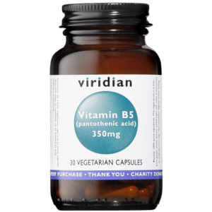 Viridian - Vitamin B5 (Pantothenic Acid) 30 Caps