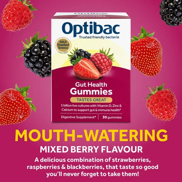 OptiBac Probiotics - Gut Health Gummies 30 Gummies - Image 5