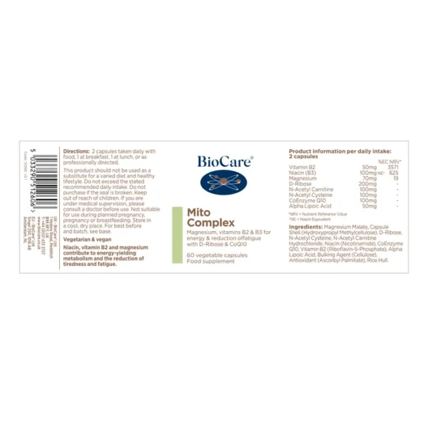 BioCare - Mito Complex - Image 2