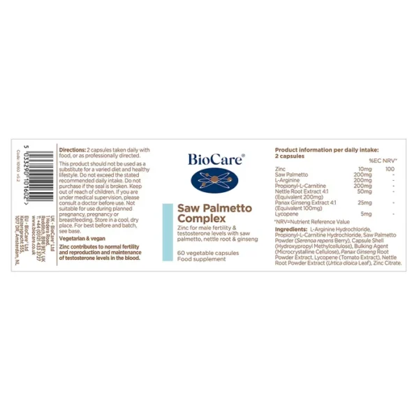 BioCare - Saw Palmetto Complex - Image 2
