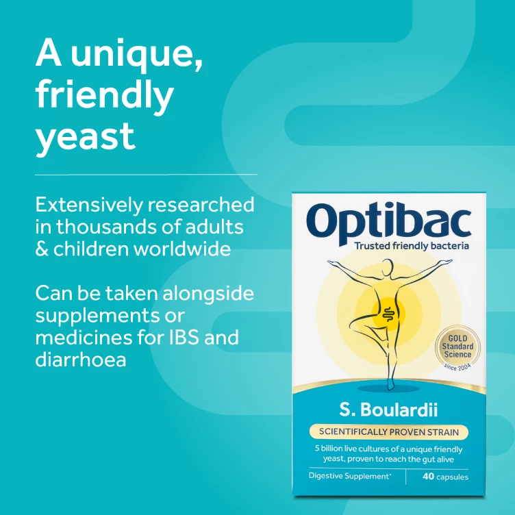 Optibac Probiotics - Saccharomyces Boulardii - Image 3