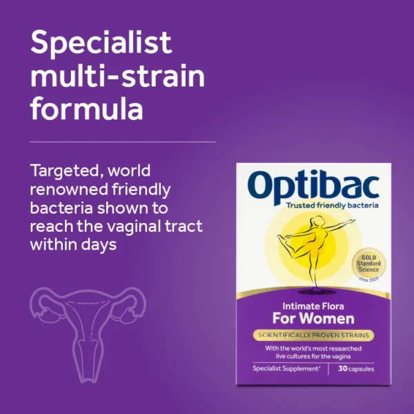 OptiBac Probiotics - Intimate Flora For Women - Image 2